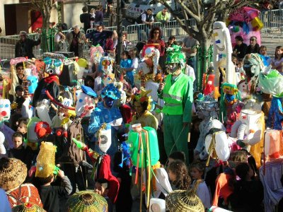 Spectacle de clture du carnaval de Rousset