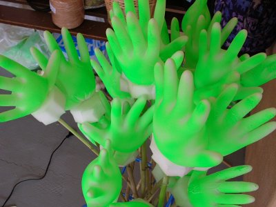 Les mains vertes
