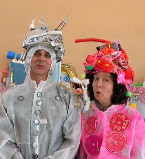 Les comdiens du carnaval