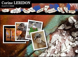 Le site internet de prsentation de l'œuvre de Corine LERIDON, directrice artistique de l'association Tactile